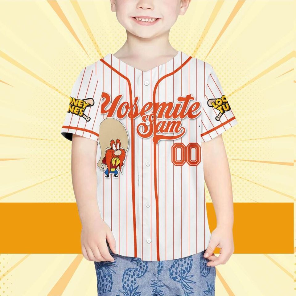Custom Looney Tune Yosemite Sam Simple Baseball, Cartoon Team Outfit