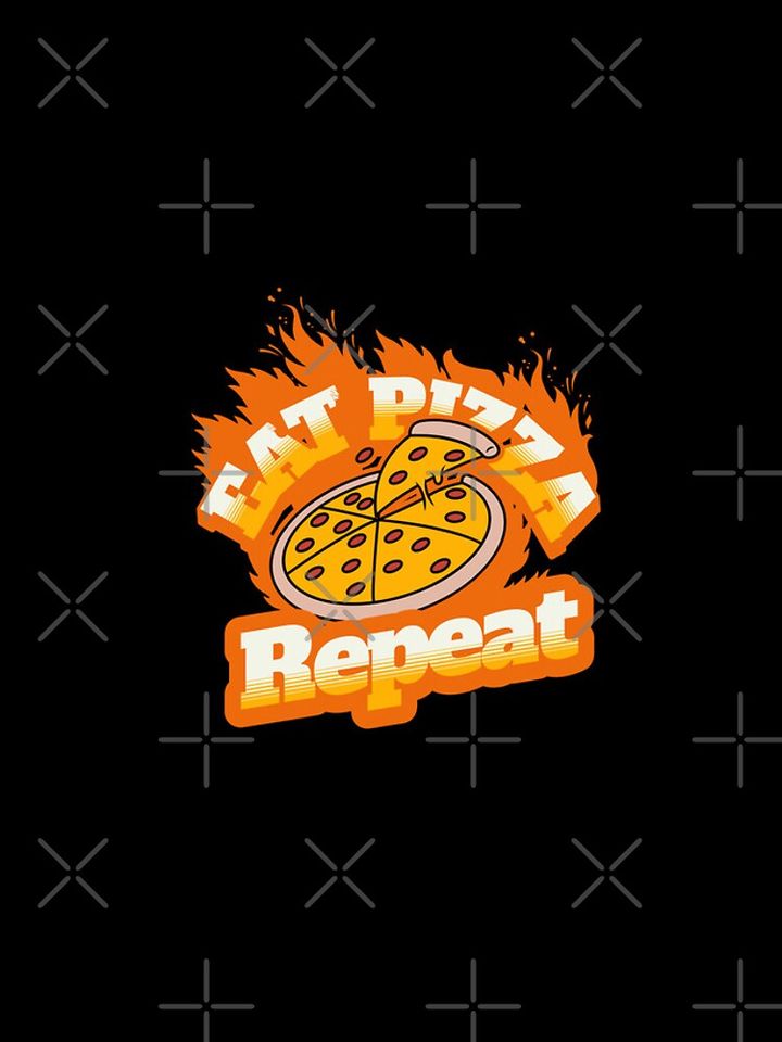 Enjoy Delicious Pizza Repeatedly iPhone Case