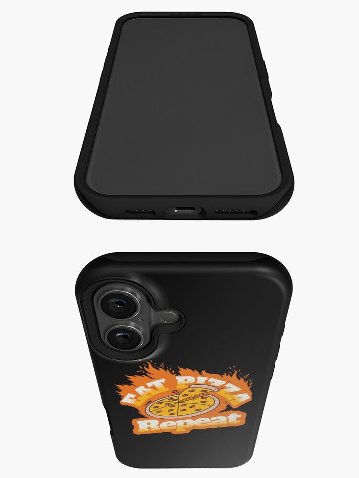 Enjoy Delicious Pizza Repeatedly iPhone Case