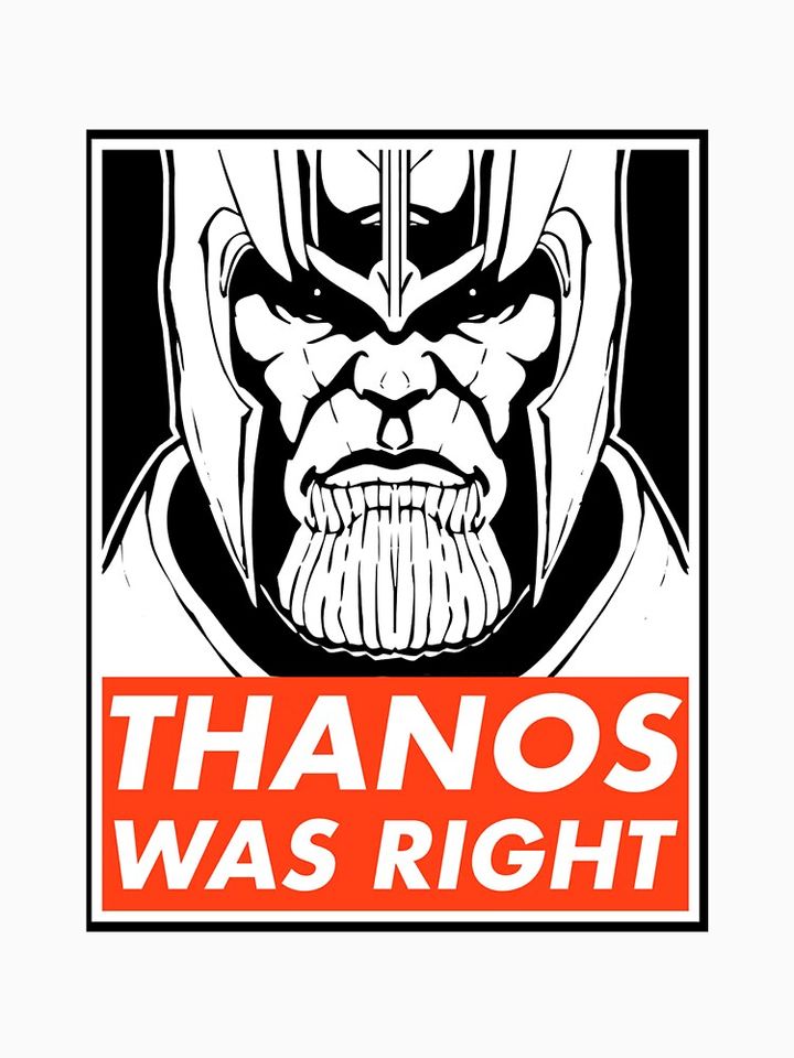 Thanos was right Classic T-Shirt