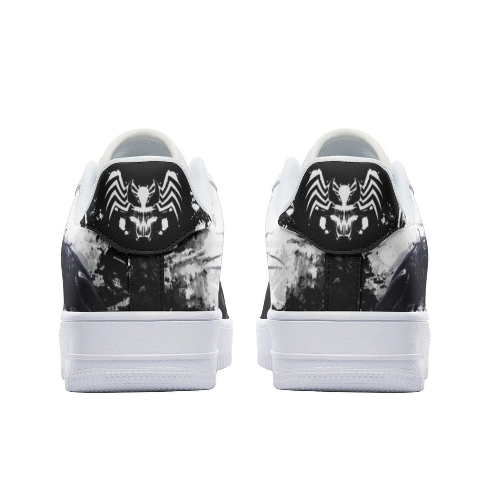 venom shoes white Leather Low Top Sneakers