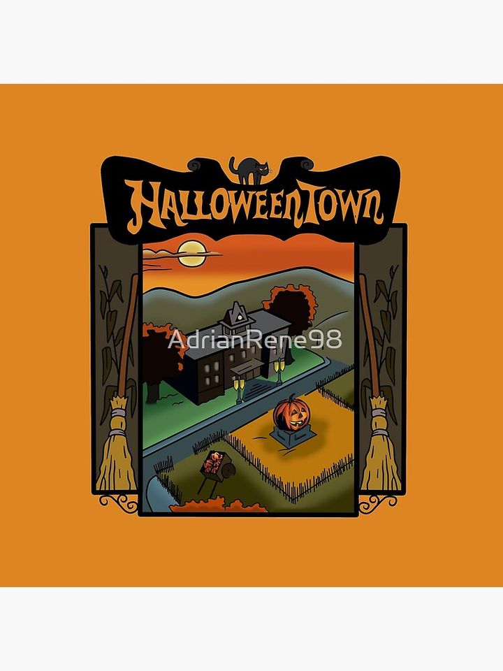 Halloweentown Book Cover Pillow