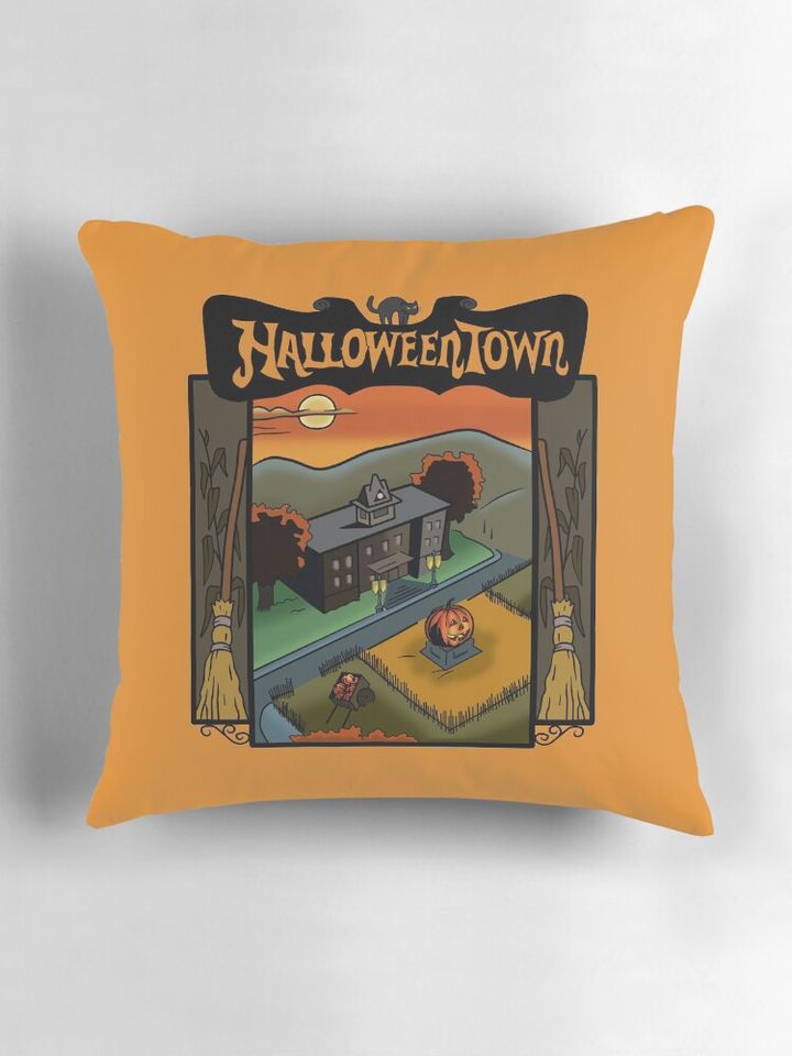 Halloweentown Book Cover Pillow