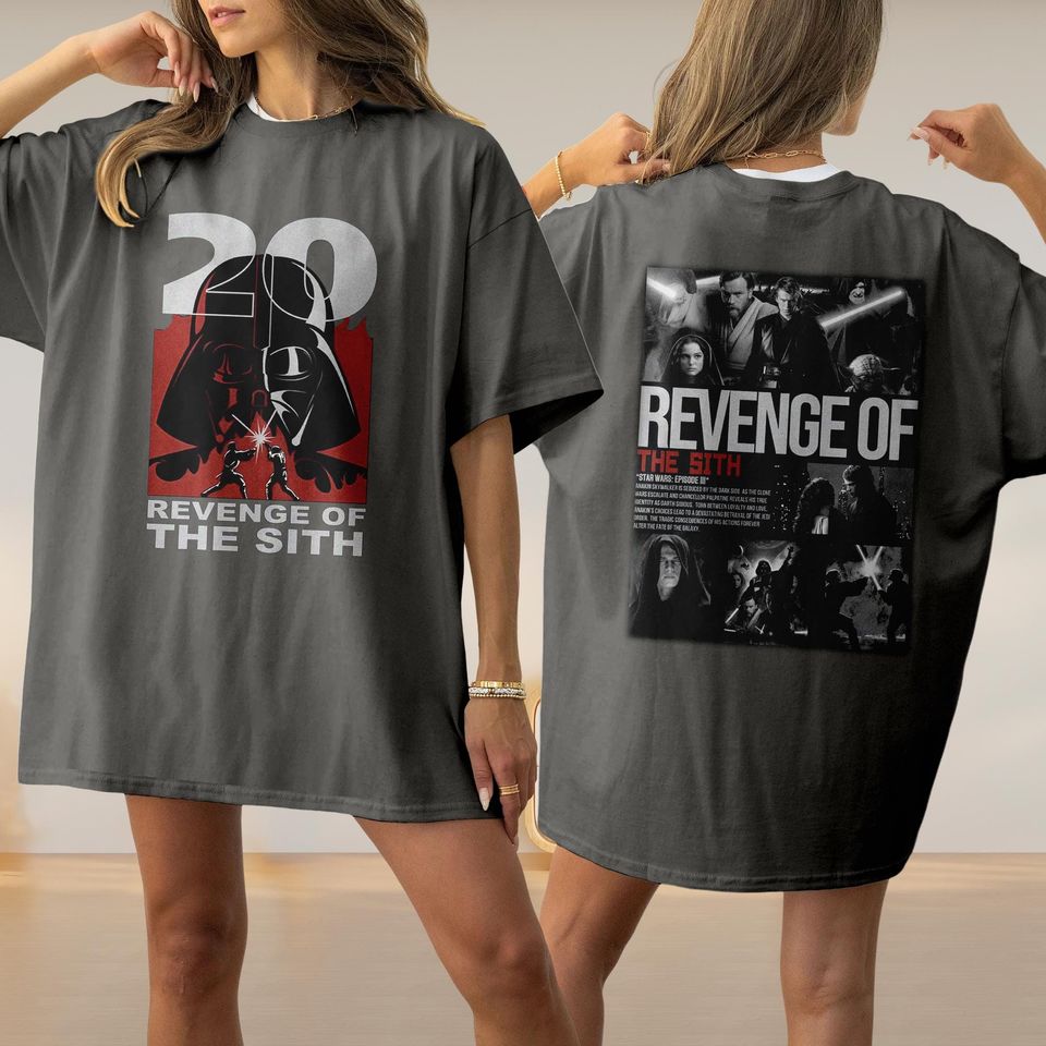 Revenge Of The Sith Star wars 20th Anniversary Shirt, Anakin Skywalker Unisex Shirt, Revenge of The Sith Tee, Darth Vader T-Shirt