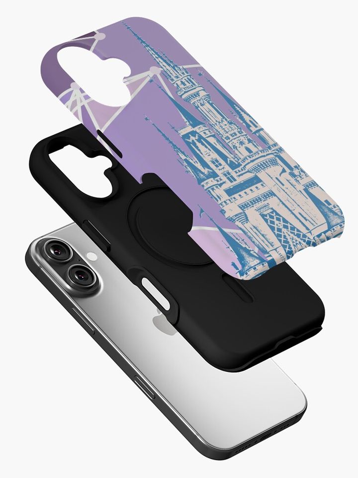 Magic Castle Purple Wall iPhone Case