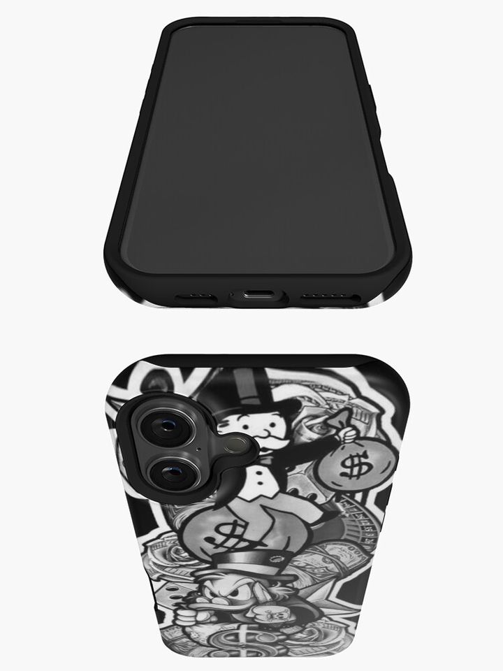 Scrooge McDuck and Rich Uncle Pennybags iPhone Case
