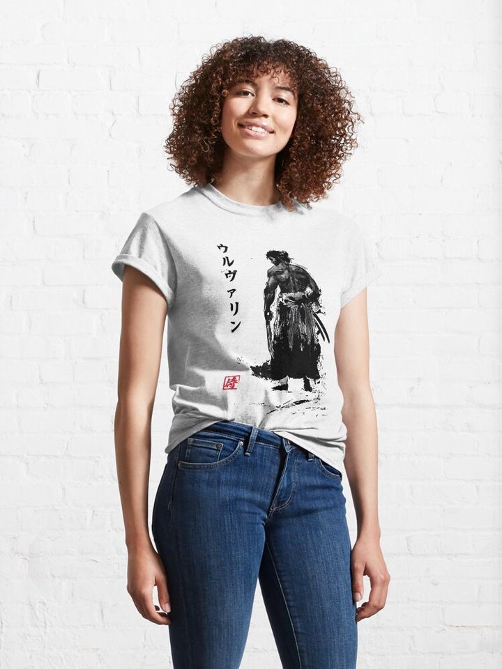 Immortal Samurai sumi-e    Classic T-Shirt