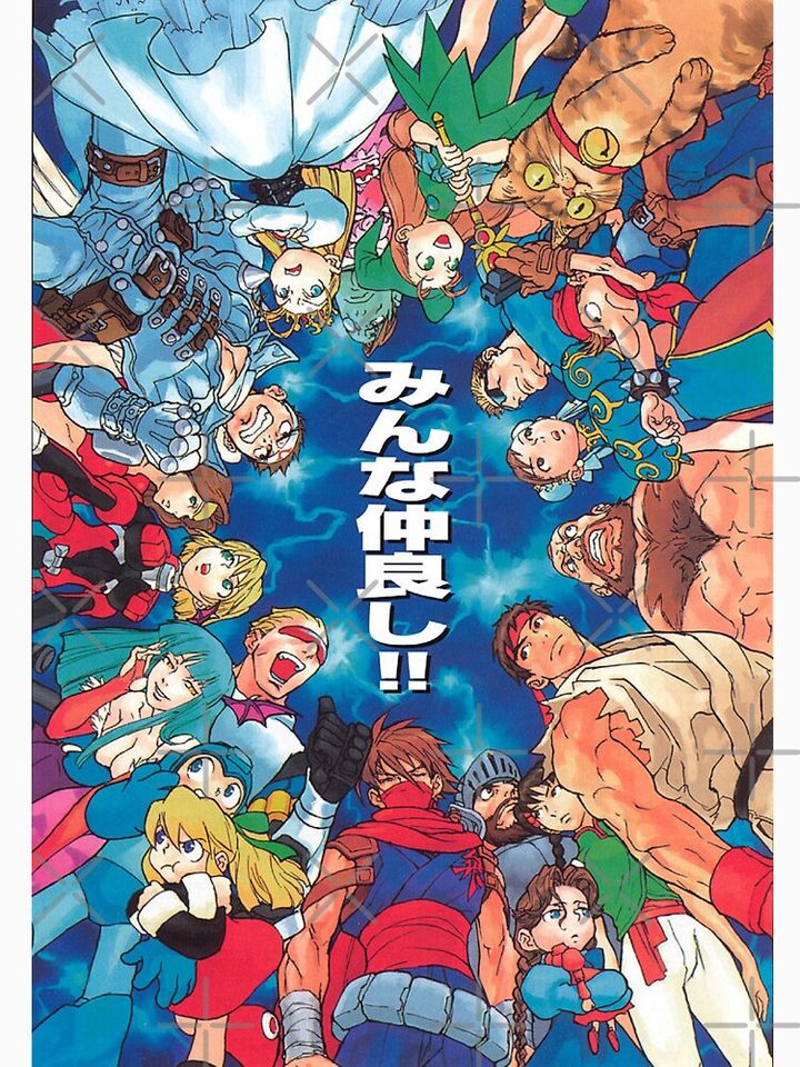 Retro Capcom art Psx manga style Essential T-Shirt