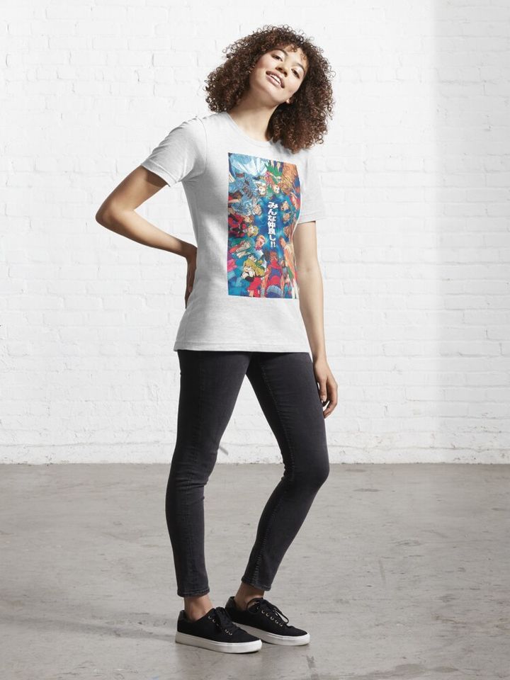 Retro Capcom art Psx manga style Essential T-Shirt