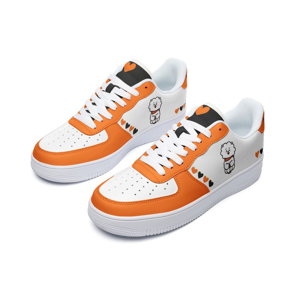 BT21 RJ  Low Top Leather Sneakers