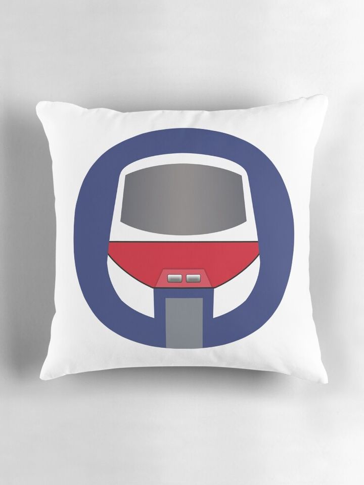 Monorail Logo Pillow