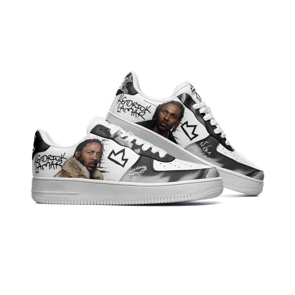 Kendrick Lamar Leather Low Top Sneakers