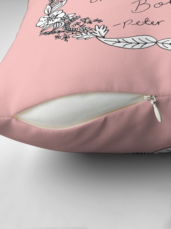 Peter Pan - One Girl Wreath Pillow