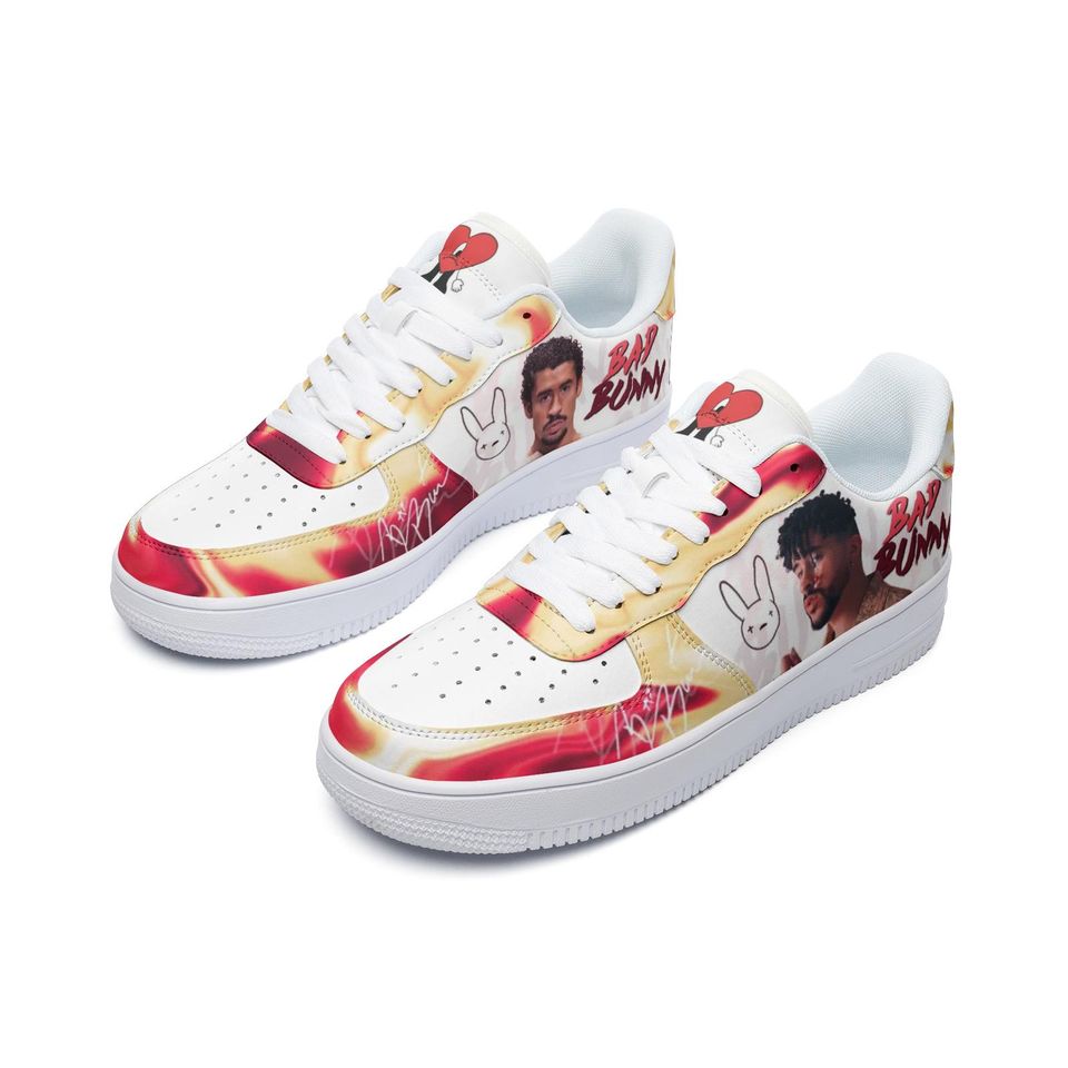 bad bunny Leather Low Top Sneakers