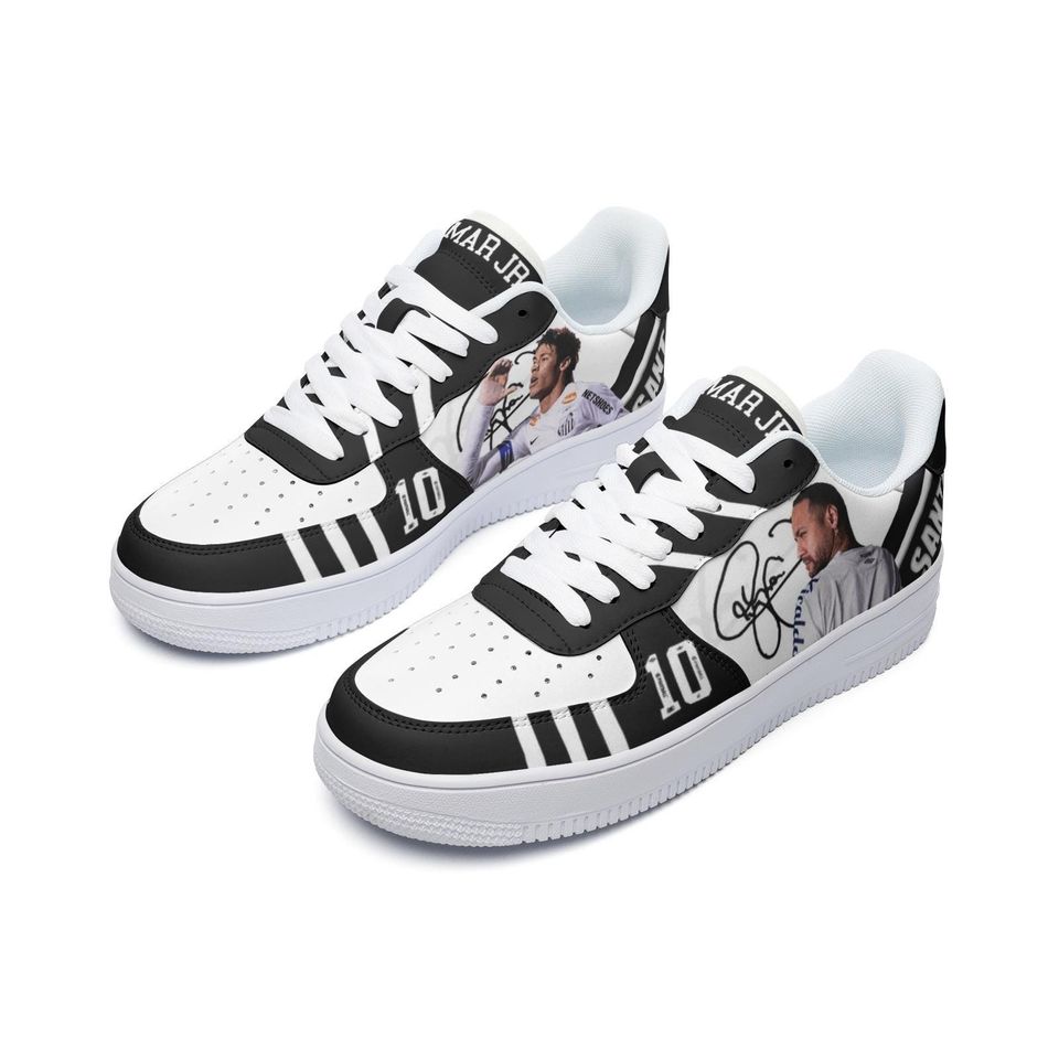 Neymar Santos Leather Low Top Sneakers