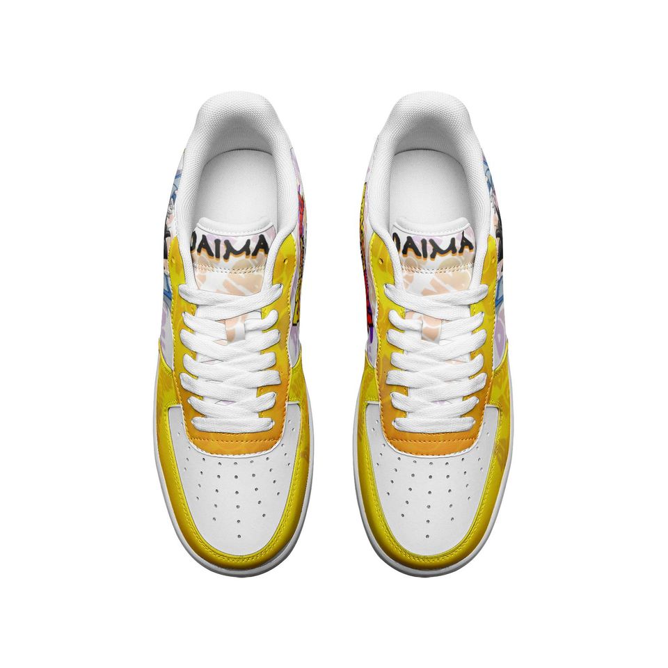 Goku Daima Leather Low Top Sneakers