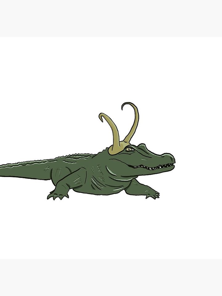 Alligator Loki Pillow
