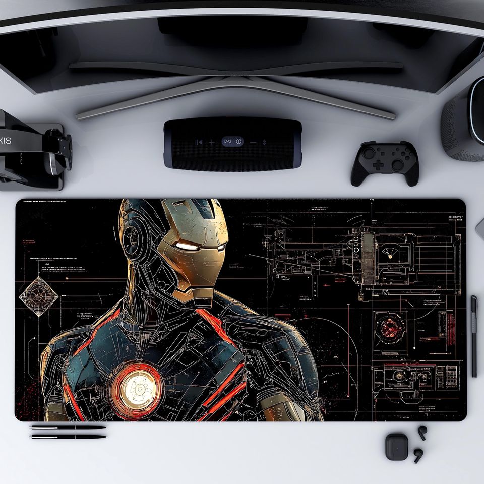Iron Man Desk Mat