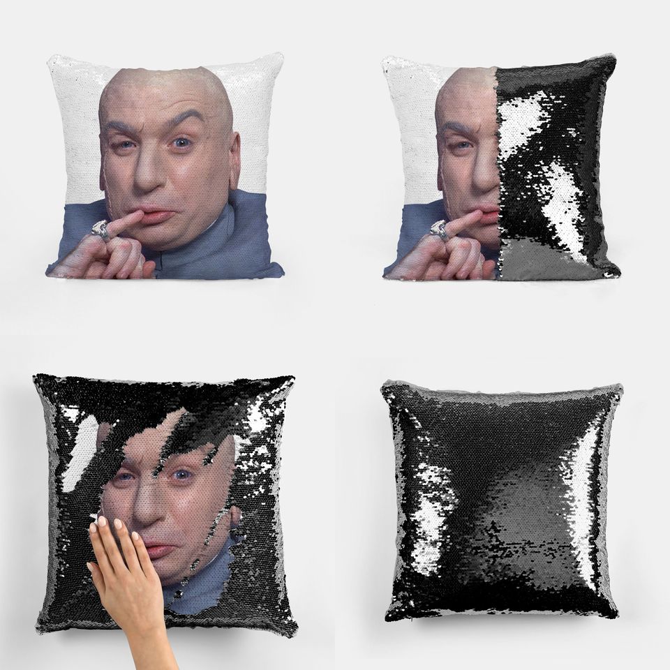 DR. EVIL - Austin Powers Fan Sequin Pillowcase