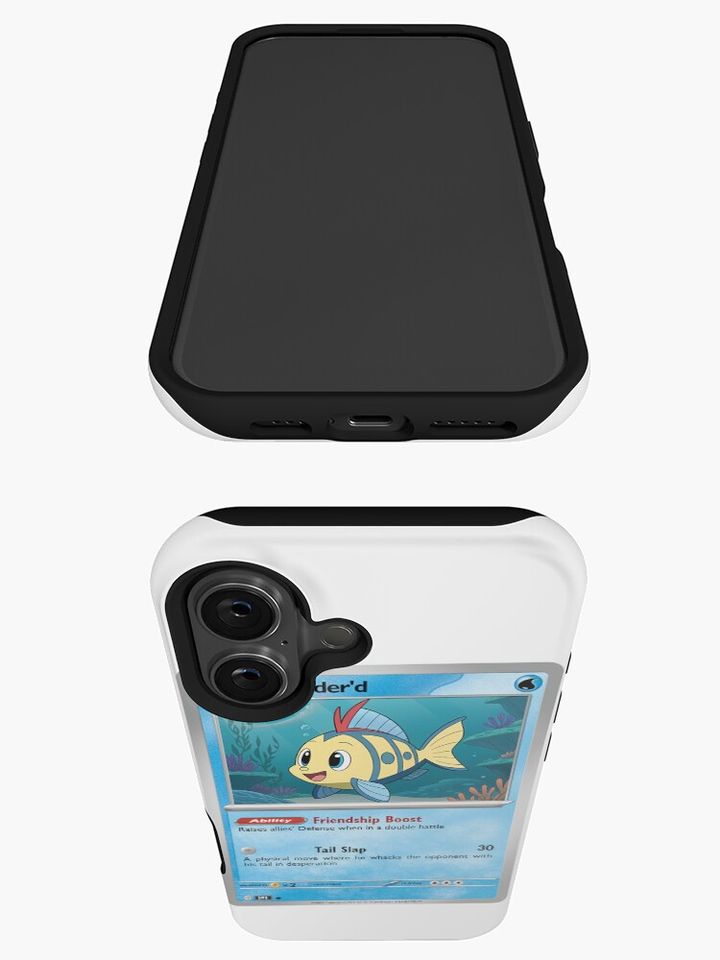 Flounder'd Fish Card  iPhone Case