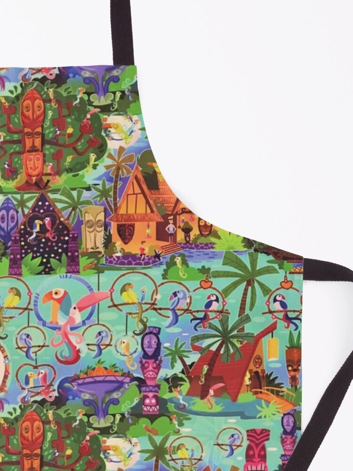 The ORIGINAL Enchanted Tiki Room Collage Apron