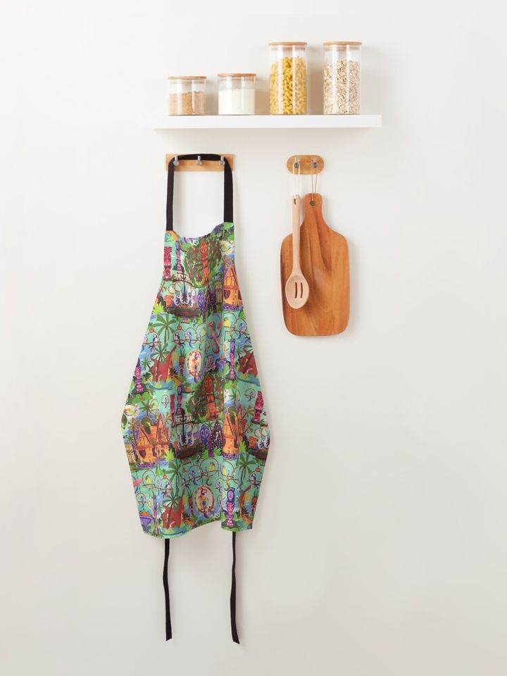 The ORIGINAL Enchanted Tiki Room Collage Apron