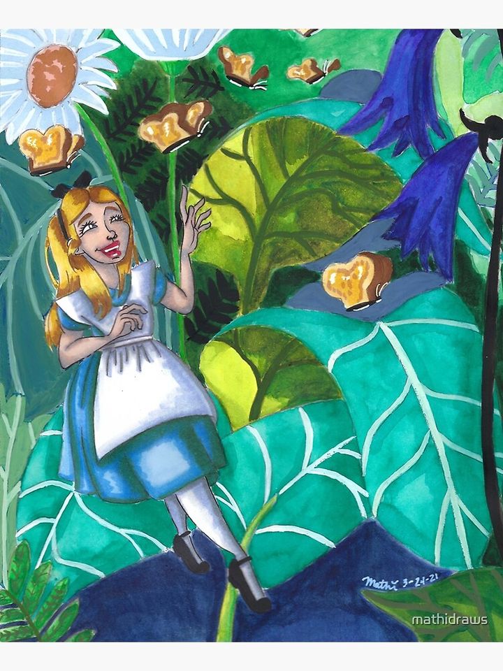 Butterfly Gazing  Apron