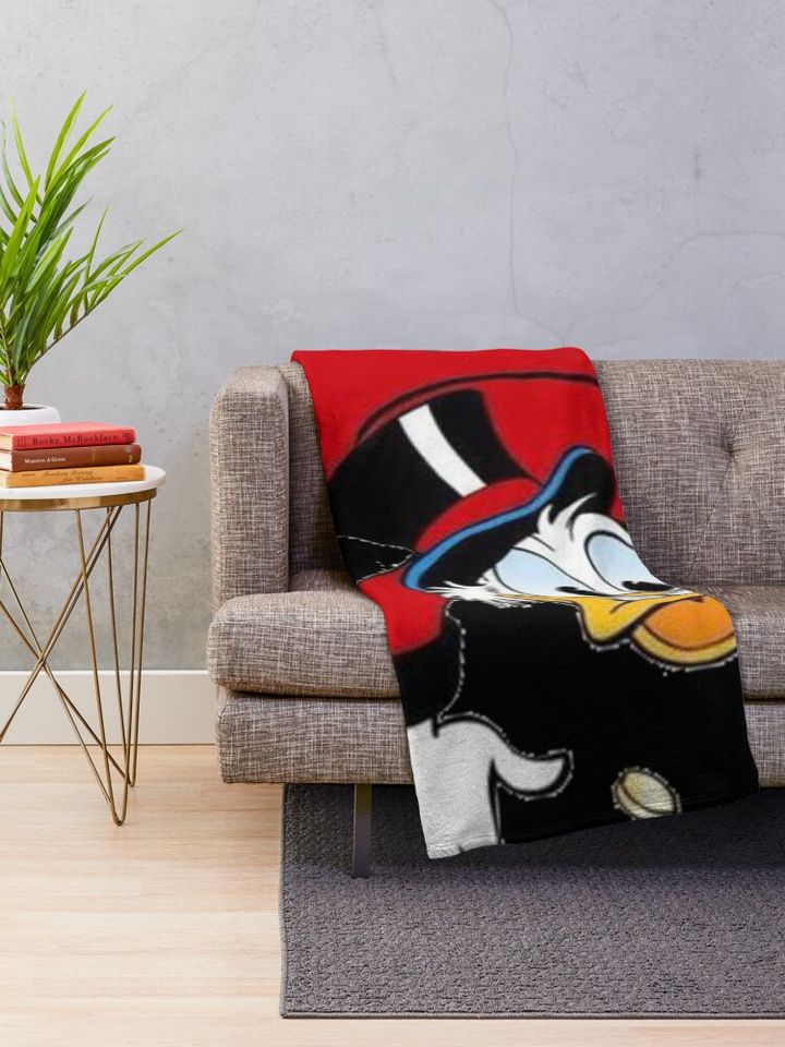 Scrooge McDuck Throw Blanket