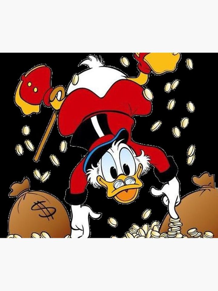 Scrooge McDuck Throw Blanket