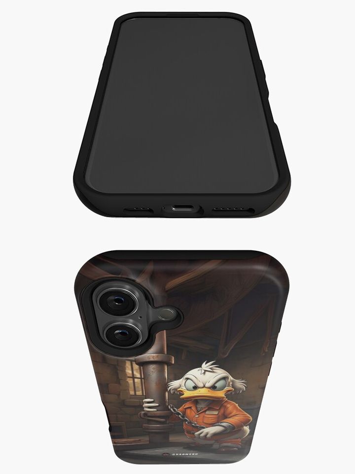 Scrooge Mcduck in prision iPhone Case