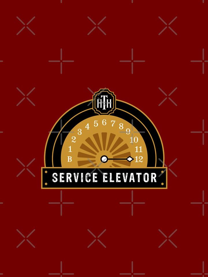 Hollywood Tower Hotel 'SERVICE ELEVATOR' iPhone Case