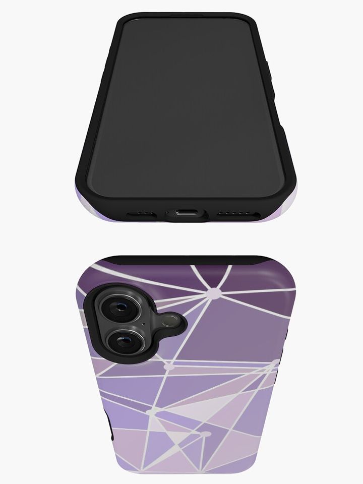 Purple Wall Style iPhone Case