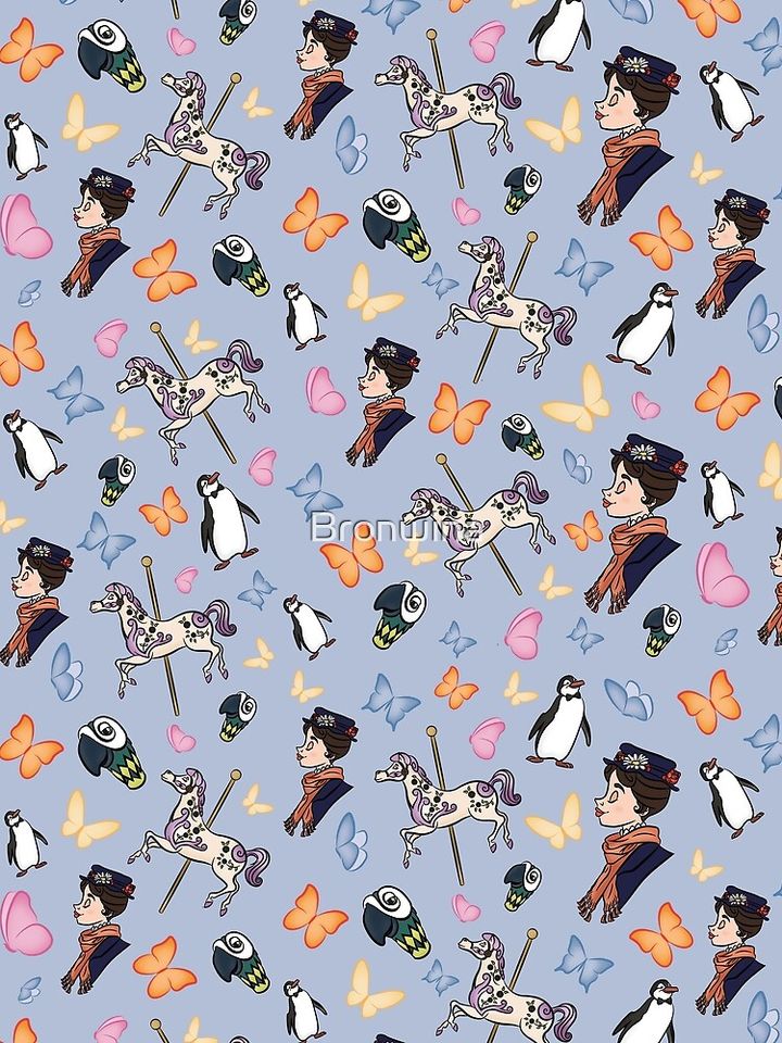 Mary Poppins Pattern Scarf