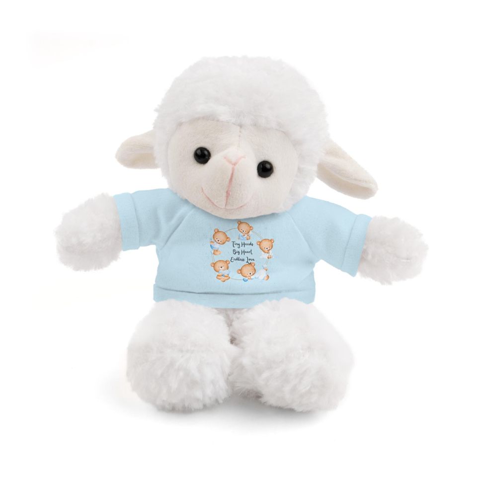Cute & Funny Stuffed Animals with Tee | 8in tall