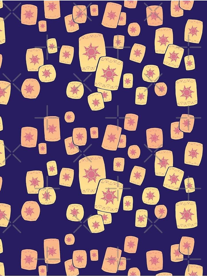 Floating Lanterns Gleam Scarf