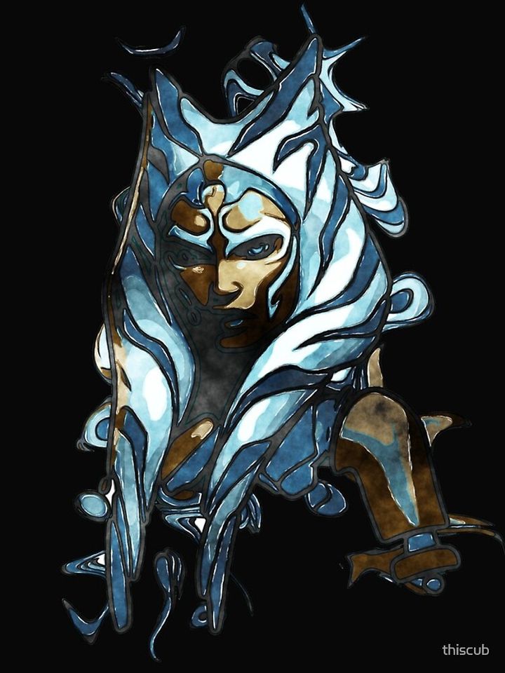 Ahsoka Watercolor iPhone Case