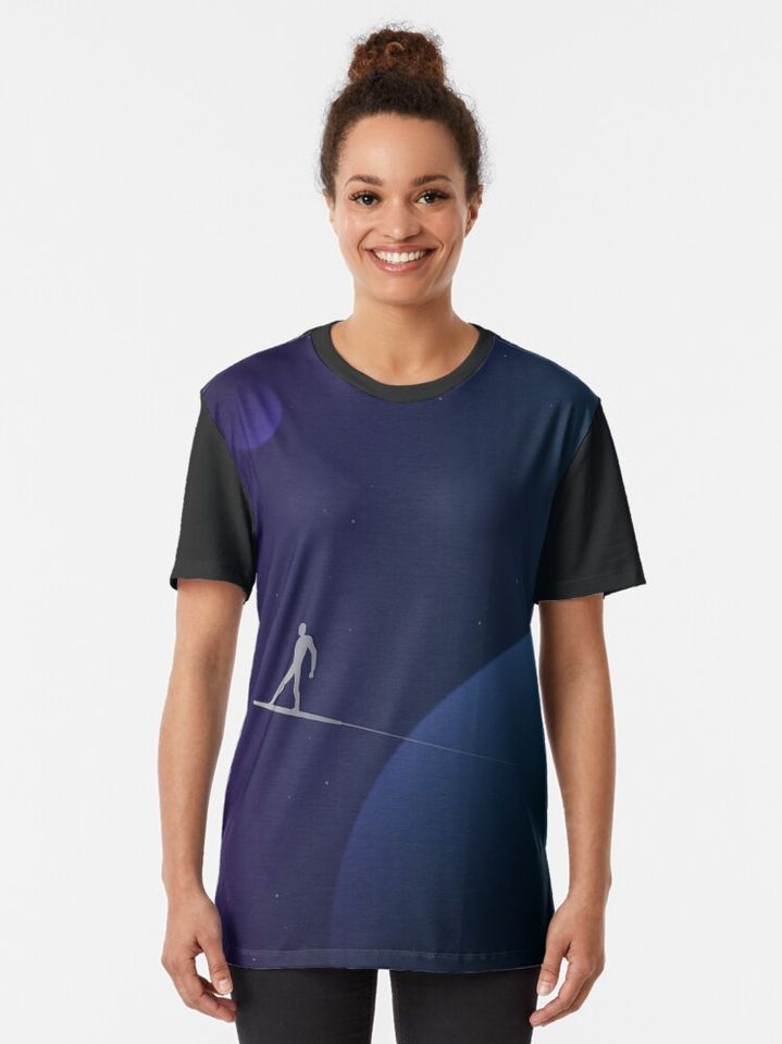 Silver Surfer Minimal  Graphic T-Shirt
