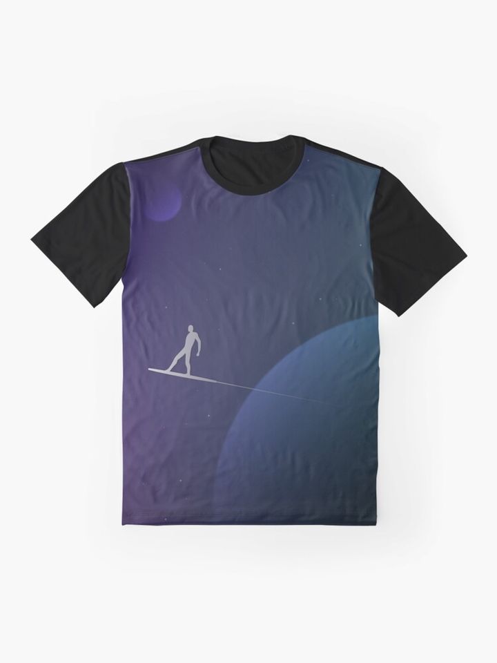 Silver Surfer Minimal  Graphic T-Shirt