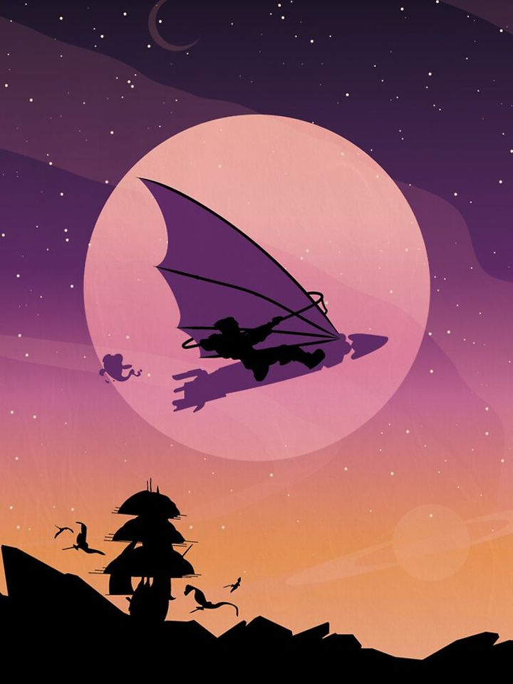Treasure Planet Minimal poster iPhone Case