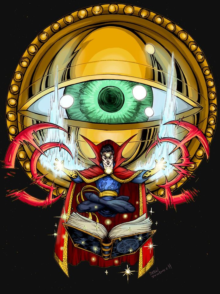 Doctor Strange in the Agamotto Eye Classic T-Shirt