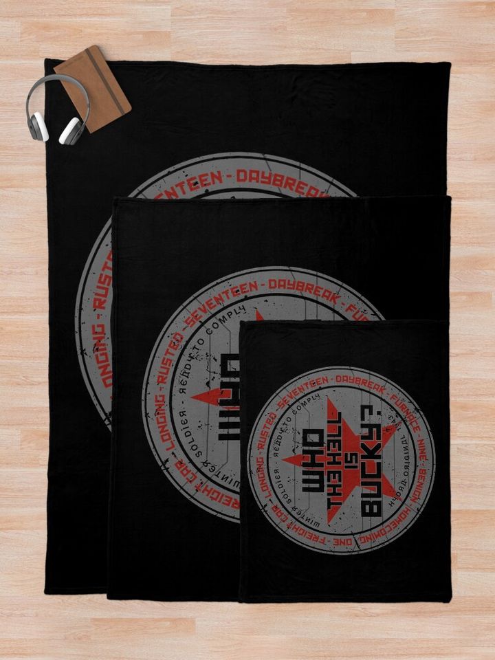 Winter Soldier - Who The Hell Is BUCKYY Bn? Throw Blanket