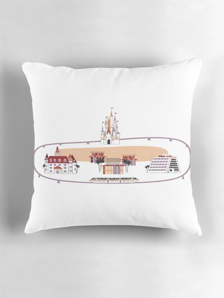 Monorail Loop Pillow