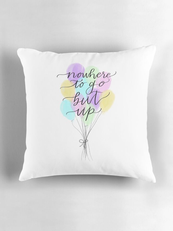 Nowhere to go but up Mary Poppins Pillow