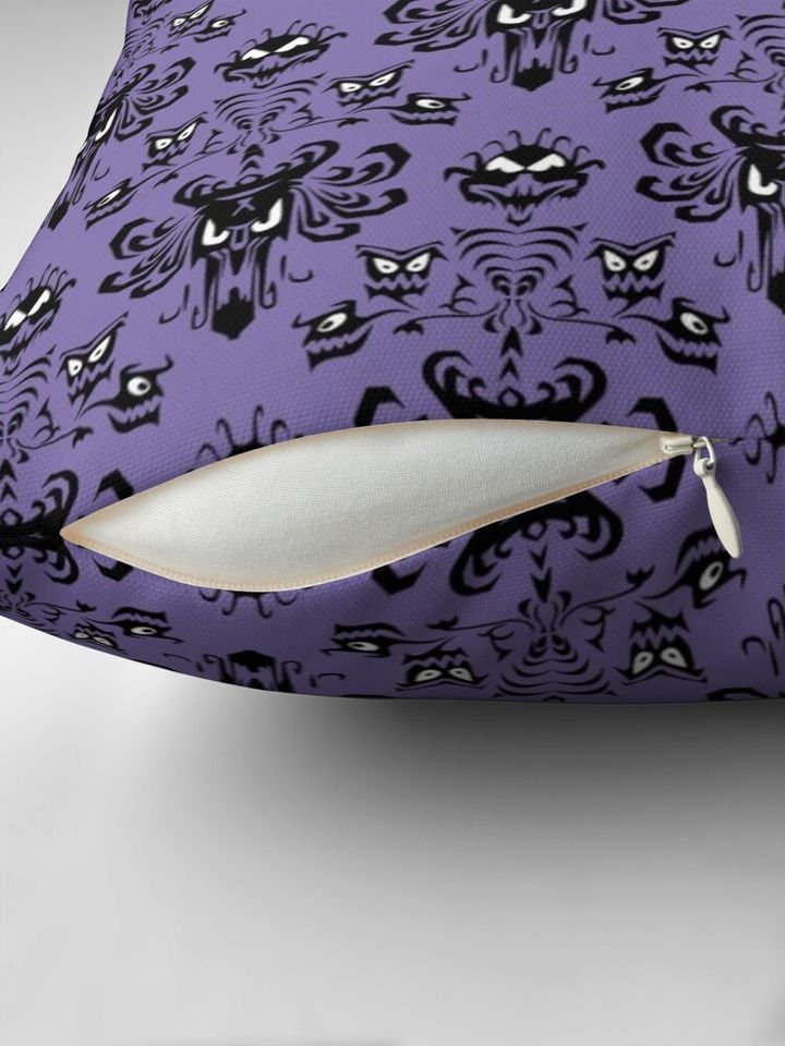 Haunted Mansion Wallpaper (Tile) Pillow