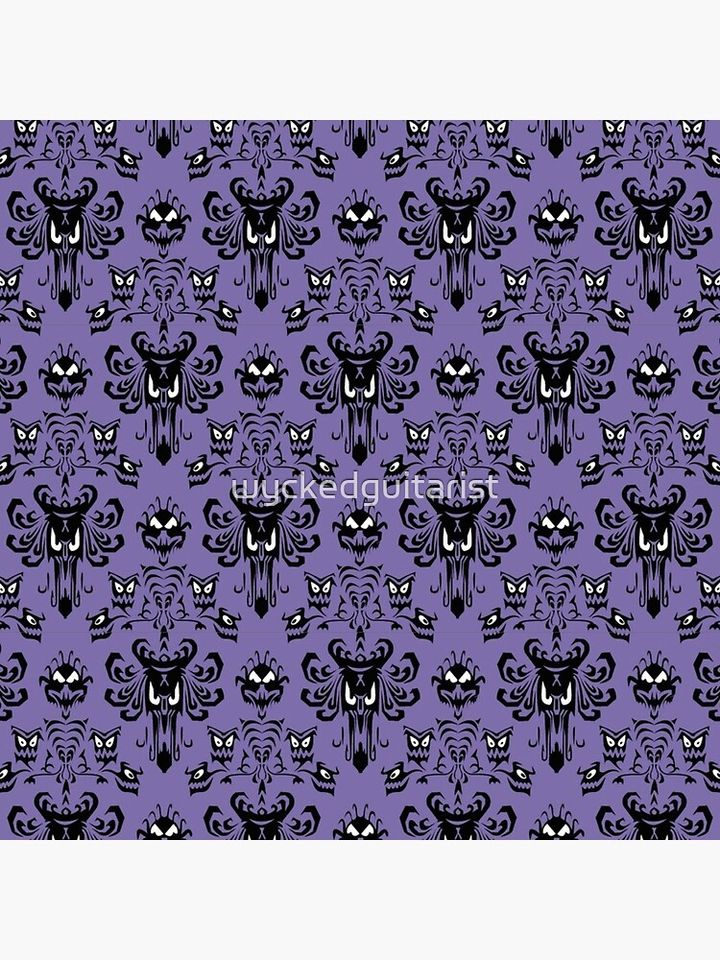 Haunted Mansion Wallpaper (Tile) Pillow