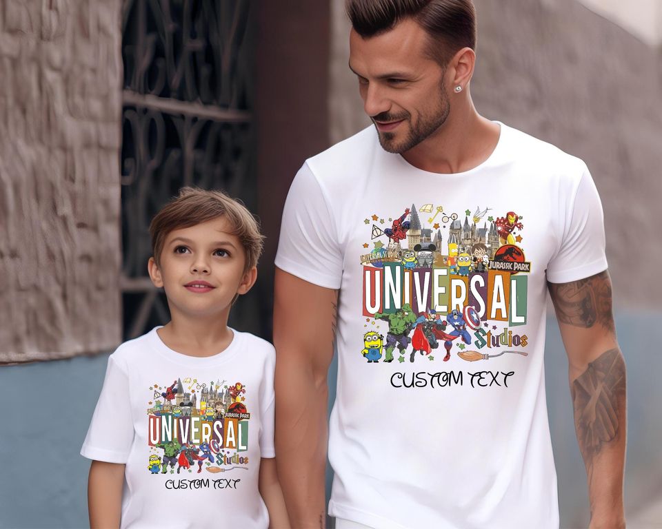 Vintage Universal Studios Shirt, Universal Studios Family Vacation