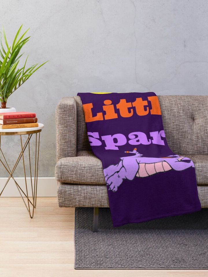 Figment One Little Spark Laying Down Throw Blanket