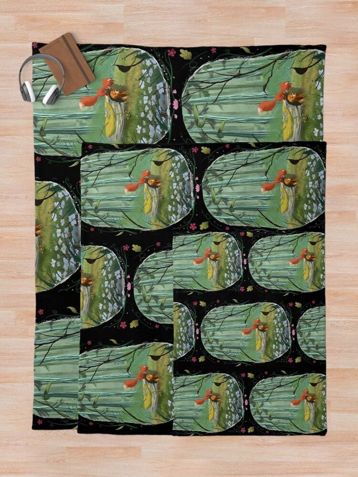 The fox and the hound  Throw Blanket