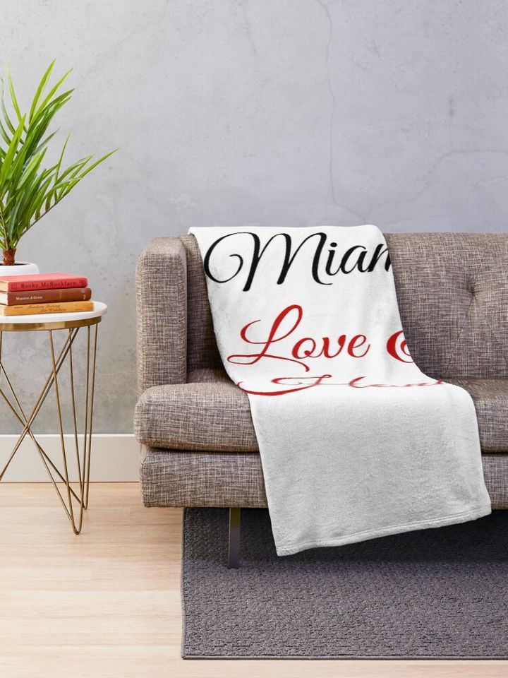 Miami University - Miami Oxford - Love & Honor Throw Blanket