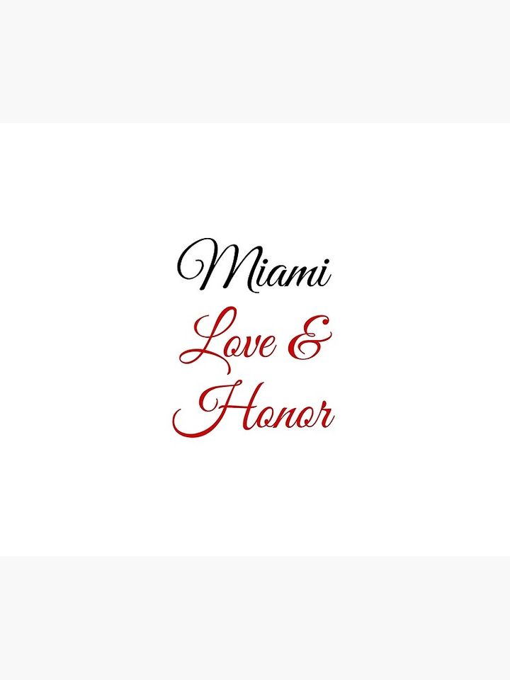 Miami University - Miami Oxford - Love & Honor Throw Blanket